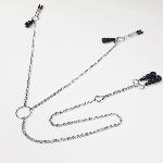 Затискач для сосків та клітора Art of Sex - Nipple and clit clamps Black Pearl - мініатюра 5