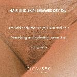 Суха олія-шимер для волосся та тіла Bijoux Indiscrets Slow Sex Hair and skin shimmer dry oil - мініатюра 4