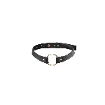 Чокер з екошкіри Bijoux Indiscrets Maze – Single Choker Black - мініатюра 1