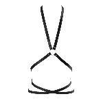 Портупея з екошкіри Bijoux Indiscrets Maze – Multi-Way Body Harness Black - мініатюра 1