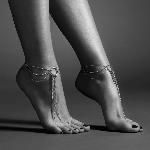 Браслети для ніг Bijoux Indiscrets Magnifique Feet Chain — Gold - мініатюра 2