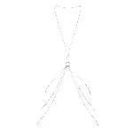 Ланцюжок для тіла Bijoux Indiscrets Magnifique 8 Body Chain — Silver - мініатюра 1