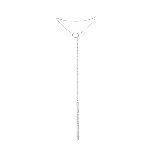 Ланцюжок для тіла Bijoux Indiscrets Magnifique Tickler Pendant Chain — Silver - мініатюра 1