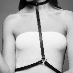 Портупея Bijoux Indiscrets MAZE - I Harness Brown, екошкіра, дуже стильна - мініатюра 2