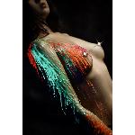 Набір воскових свічок Art of Sex size S 10 см (3 шт), низькотемпературні, люмінісцентні - мініатюра 2