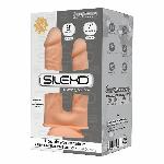 Фалоімітатор подвійний SilexD Double Gusto Flesh (Model 1 size 8" & 7"), двошаровий, силікон + Silexd - мініатюра 2