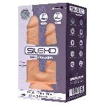 Фалоімітатор подвійний з вібрацією SilexD Double Gusto Flesh Motor (Model 1 size 8" & 7"), двошарови - мініатюра 2