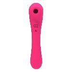 Вібратор та вакуумний кліторальний стимулятор 2-в-1 Alive Quiver Magenta Pink оновлена ​​модель - мініатюра 5