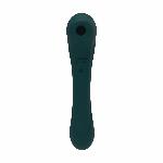 Вібратор та вакуумний кліторальний стимулятор 2-в-1 Alive Quiver Teal оновлена ​​модель - мініатюра 5