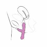 Вібратор-кролик Adrien Lastic Ares 2.0 з петелькою для пальця, що перезаряджається - мініатюра 5