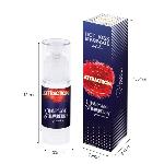 Їстівна масажна олія MAI Attraction Champagne Strawberry Hot Kiss (50 мл) - мініатюра 3