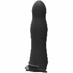 Страпон унісекс Doc Johnson Body Extensions – Be Aroused, вібрація, пульт керування, порожня насадка - мініатюра 8