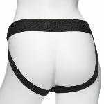 Страпон унісекс Doc Johnson Body Extensions – Be Risque, вібрація, пульт керування, порожня насадка - мініатюра 5