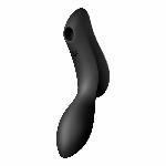 Вакуумний стимулятор з вібрацією Satisfyer Curvy Trinity 2 Black - мініатюра 8