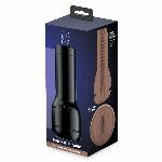 Мастурбатор-вагіна Kiiroo Feel Stroker Mid Brown для секс-машини Kiiroo Keon - мініатюра 7