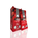 Набір лубрикантів Foil Display Box – JO H2O Lubricant – Strawberry – 12 × 10ml - мініатюра 1