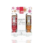 Набір лубрикантів JO Naughty or Nice Gift Set – Candy Cane & Gingerbread (2×30 мл) - мініатюра 1
