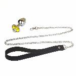 Металева анальна пробка Art of Sex Metal Anal Plug with Leash size S з повідцем - мініатюра 2