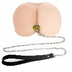 Металева анальна пробка Art of Sex Metal Anal Plug with Leash size M з повідцем - мініатюра 3