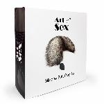 Силіконова анальна пробка з хвостом із натурального хутра Art of Sex size M Artctic fox - мініатюра 2