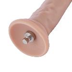 Реалістичний фалоімітатор для секс-машин Hismith 7.5″ Flexible Silicone Dildo, система KlicLok - мініатюра 3