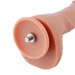 Ультрареалістичний фалоімітатор для секс-машин Hismith 8.3″ 2-layers Silicone Flesh Dildo, 2-шаровий - мініатюра 3