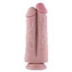 Подвійний дилдо для секс-машин Hismith 8.5″ Two Cocks One Hole Silicone Dildo - мініатюра 5