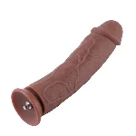 Силіконовий фалоімітатор для секс-машин Hismith 11″ Silicone Dildo, система KlicLok - мініатюра 1