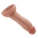 Гіперреалістичний фалоімітатор для секс-машин Hismith Hyper Realistic Silicone Dildo, KlicLok - мініатюра 3