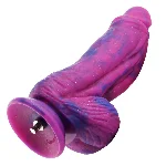Фалоімітатор для секс-машин Hismith 9.45″ Silicone Fantasy Series Dildo, система кріплення KlicLok - мініатюра 1