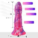 Фалоімітатор для секс-машин Hismith 10.3″ Silicone Monster Dildo Series, KlicLok та присоска - мініатюра 3