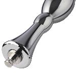 Металевий анальний плаг для секс-машин Hismith Bullet Anal Toy, система KlicLok - мініатюра 5