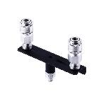Подвійний конектор для секс-машин Hismith Quick Connector Adapter with Double Head, система KlicLok - мініатюра 7