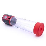 Автоматична вакуумна помпа Men Powerup Passion Pump Red, LED-табло, перезаряджувана, 8 режимів - мініатюра 5
