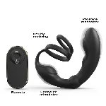 Масажер простати Dorcel P-Ring з ерекційним кільцем та пультом ДК - мініатюра 1