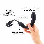 Масажер простати Dorcel P-Ring з ерекційним кільцем та пультом ДК - мініатюра 5