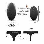 Вібратор у трусики Dorcel DISCREET VIBE M, підігрів та пульт ДК, трусики в комплекті - мініатюра 4