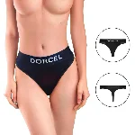 Трусики з кишенею для вібратора Dorcel PANTY LOVER L - мініатюра 1