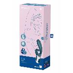 Смарт вібратор-кролик Satisfyer Hug Me Bluegrey, 2 мотори, діаметр 4,2см, широка кліторальна частина - мініатюра 7