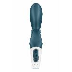 Смарт вібратор-кролик Satisfyer Hug Me Bluegrey, 2 мотори, діаметр 4,2см, широка кліторальна частина - мініатюра 5