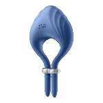 Ерекційне віброкільце-ласо Satisfyer Duelist Blue, 10 режимів, потужний мотор - мініатюра 1