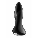 Анальна смарт-вібропробка із перлинним масажем Satisfyer Rotator Plug 1+ Black - мініатюра 2