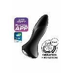 Анальна смарт-вібропробка із перлинним масажем Satisfyer Rotator Plug 1+ Black - мініатюра 8