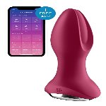 Анальна смарт-вібропробка із перлинним масажем Satisfyer Rotator Plug 2+ Violet - мініатюра 1