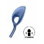 Ерекційне віброкільце-ласо Satisfyer Swordsman Blue, міцна фіксація, 10 режимів, потужний мотор - мініатюра 6
