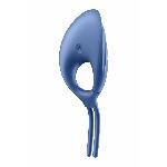 Ерекційне віброкільце-ласо Satisfyer Swordsman Blue, міцна фіксація, 10 режимів, потужний мотор - мініатюра 2