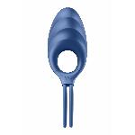 Ерекційне віброкільце-ласо Satisfyer Swordsman Blue, міцна фіксація, 10 режимів, потужний мотор - мініатюра 4