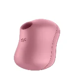Вакуумний стимулятор із вібрацією Satisfyer Cotton Candy Light Red - мініатюра 1