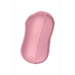 Вакуумний стимулятор із вібрацією Satisfyer Cotton Candy Light Red - мініатюра 4