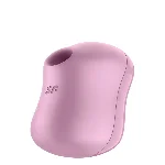 Вакуумний стимулятор із вібрацією Satisfyer Cotton Candy Lilac - мініатюра 1